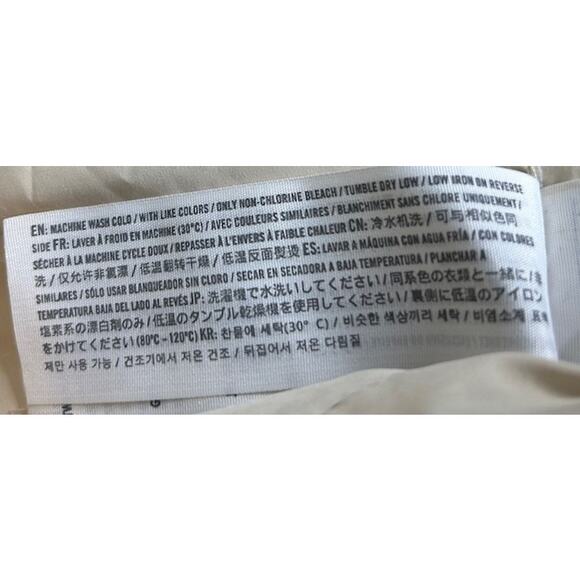 Abercrombie & Fitch Off-White Faux Fur Jacket Women’s Large - Picture 9 of 10